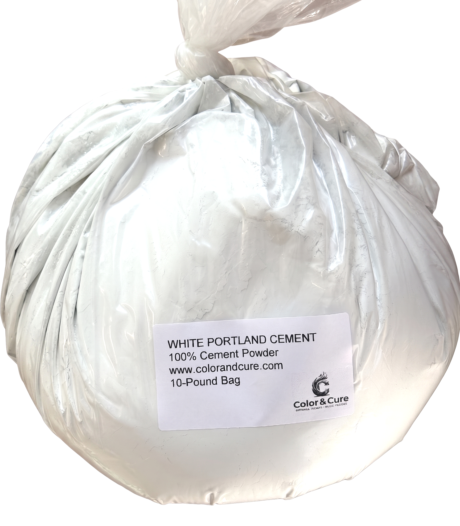 White Portland Cement 10-Pound Bag - 100% Cement Powder