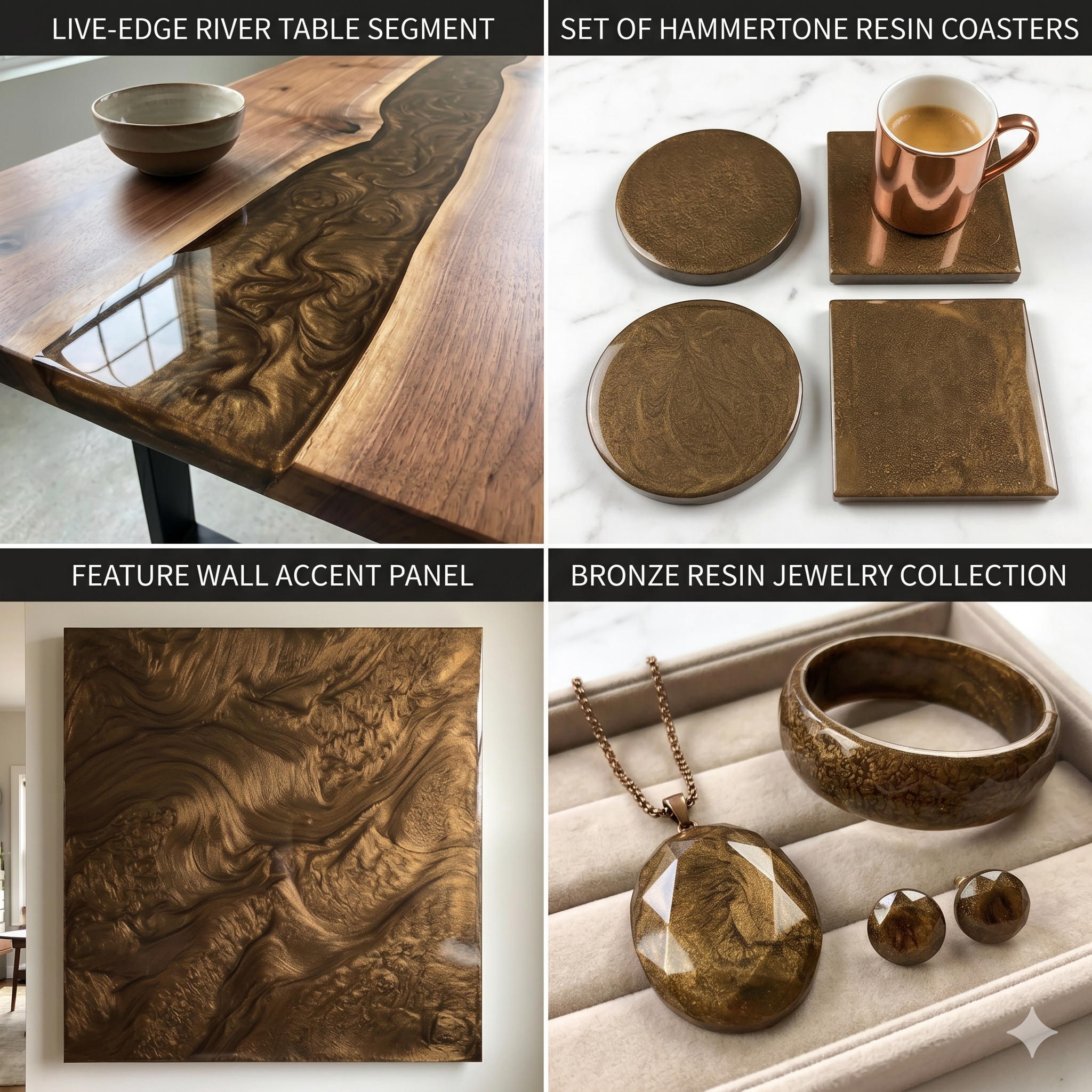Espresso Pearl Mica Powder - Pigment Shimmer Metallic Effect