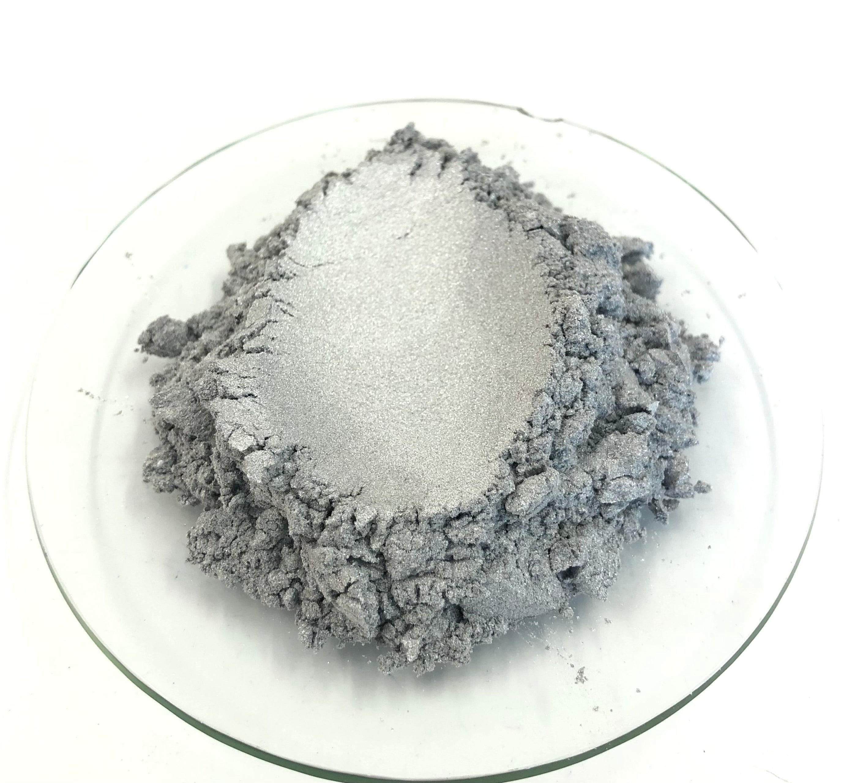 Silver Pearl Mica Powder - Pigment Shimmer Metallic Effect