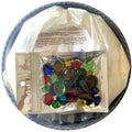 DIY Mosaic Stepping Stone Kit — Premium White Concrete (8-Inch mold)