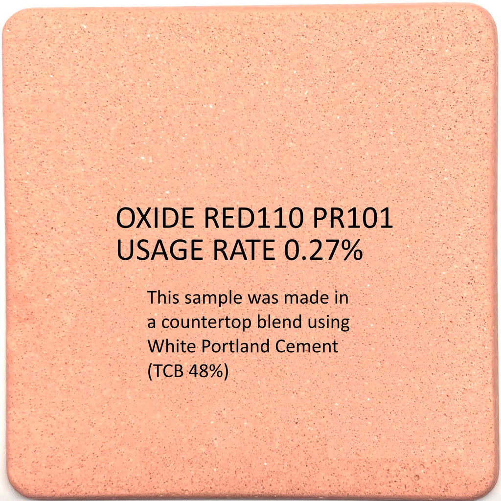 Red Iron Oxide Pigment R101 - 110 Brick Shade – Ultra-Stable Inorganic Pigment