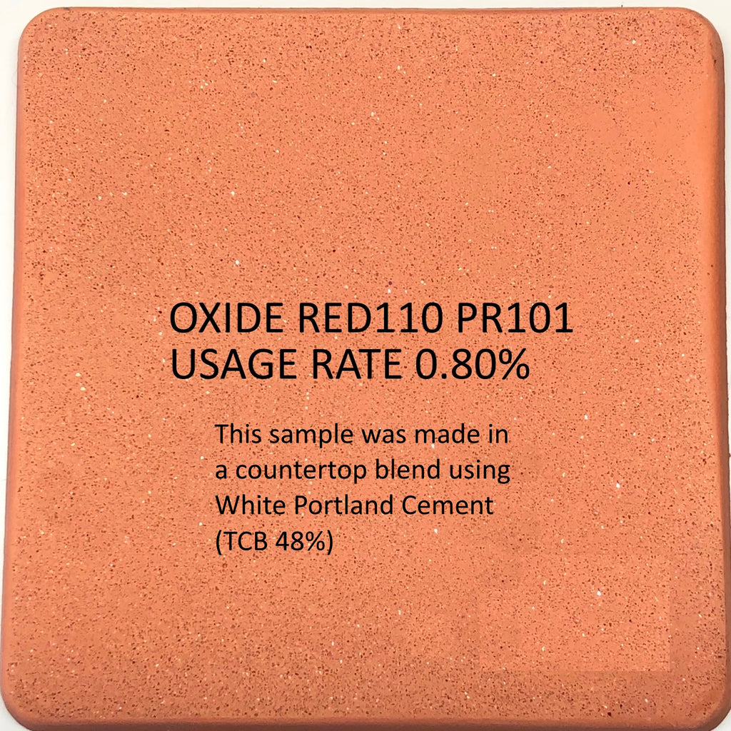 Red Iron Oxide Pigment R101 - 110 Brick Shade – Ultra-Stable Inorganic Pigment