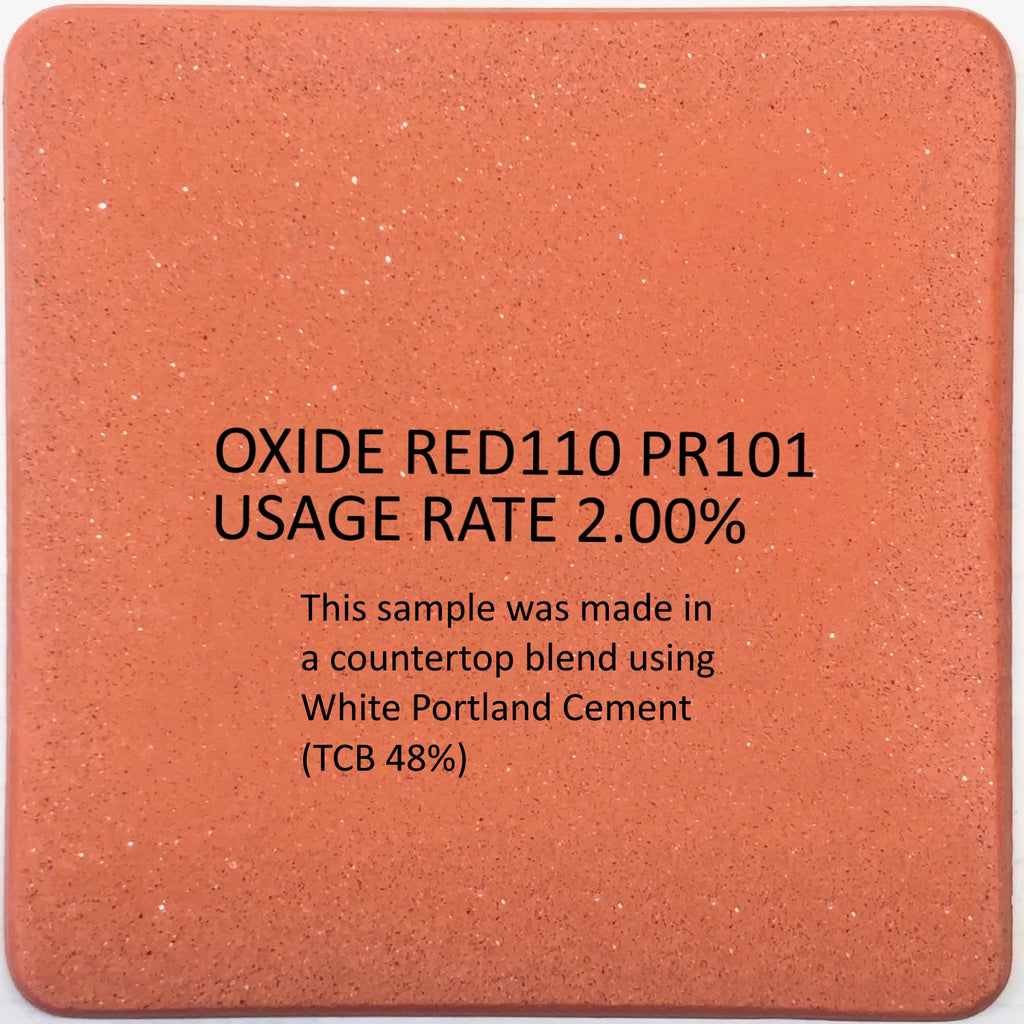 Red Iron Oxide Pigment R101 - 110 Brick Shade – Ultra-Stable Inorganic Pigment