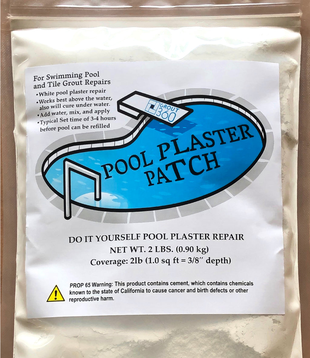 Premium White Pool Plaster Patch & Concrete Repair Mix (2 lb.)