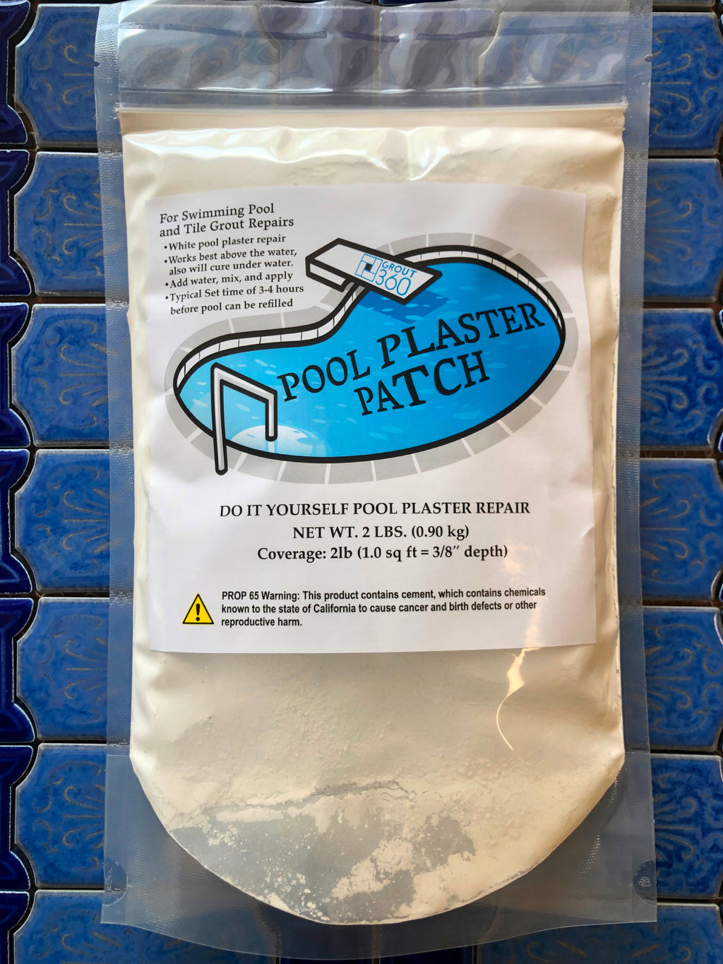 Premium White Pool Plaster Patch & Concrete Repair Mix (2 lb.)