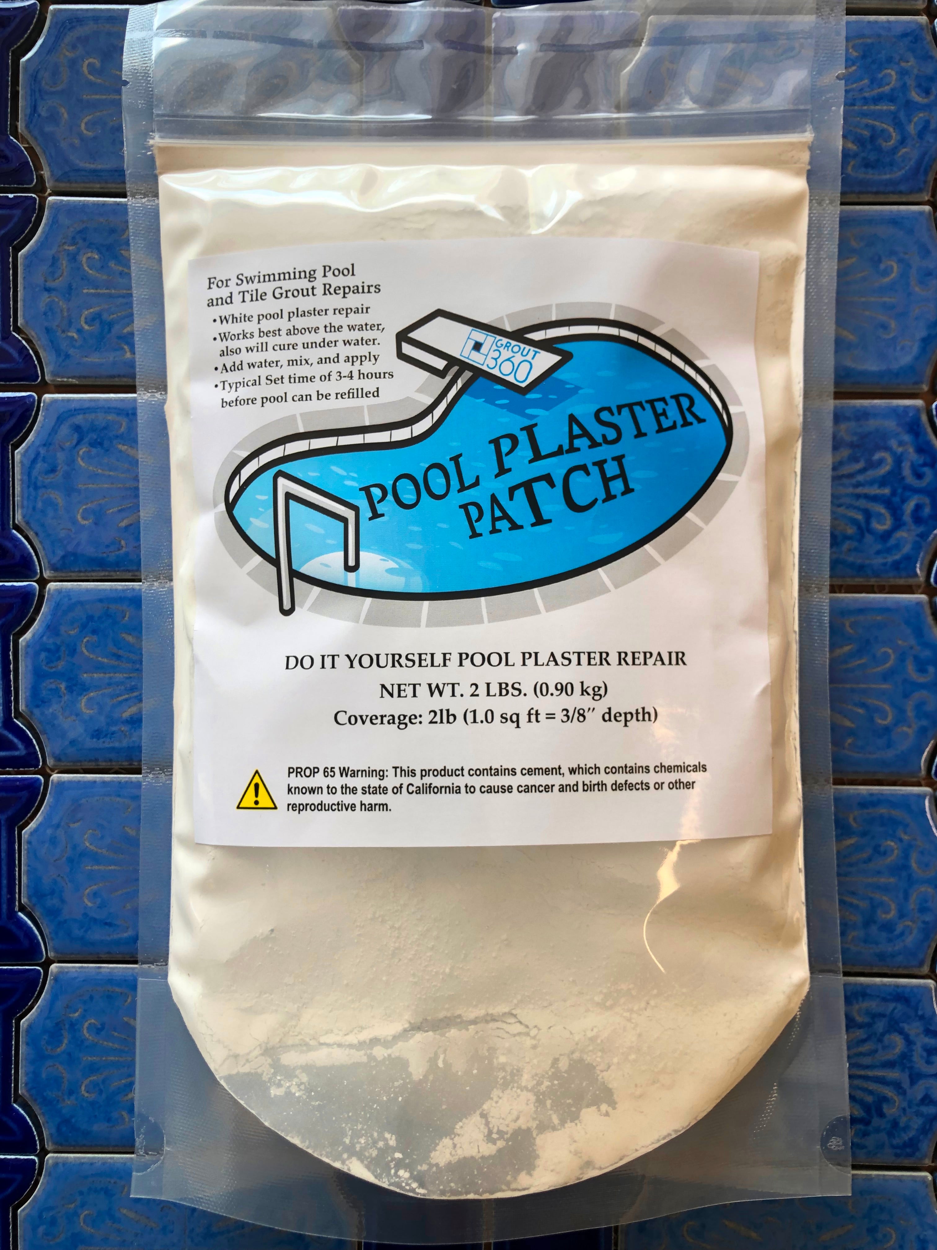 Premium White Pool Plaster Patch & Concrete Repair Mix (2 lb.)