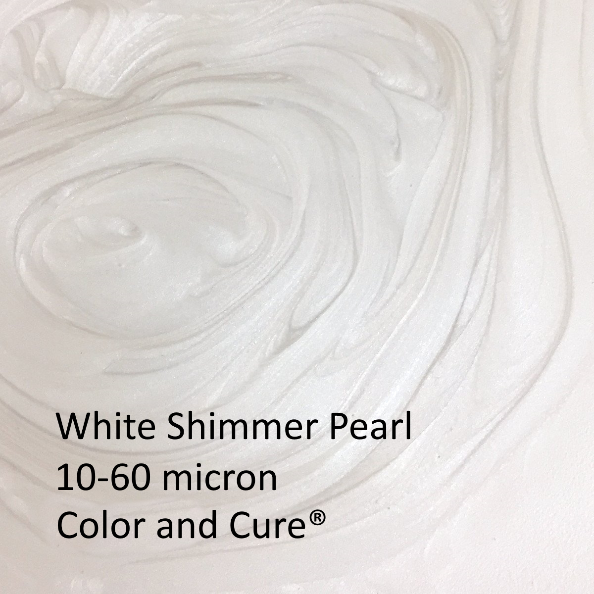 Mica Powder White Pearl Shimmer – Pure Pearlescent Pigment – 10-60 Micron